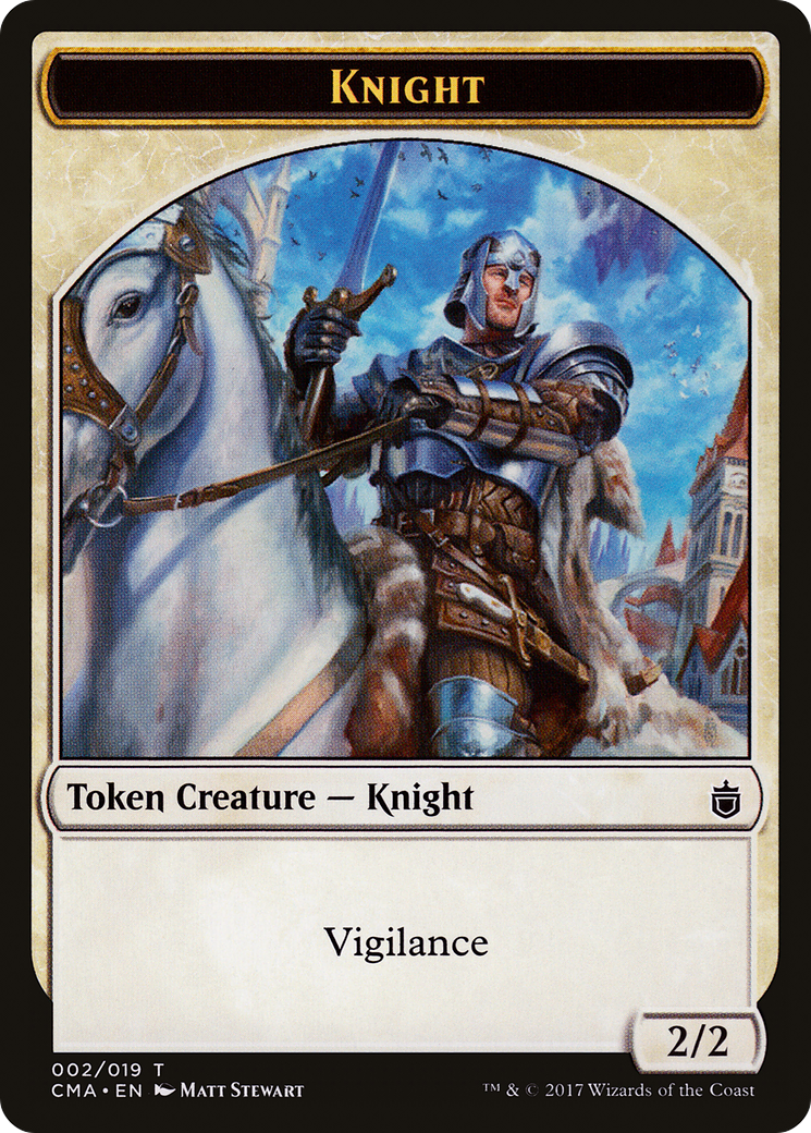 Knight (CMA-002) - Commander Anthology Tokens
