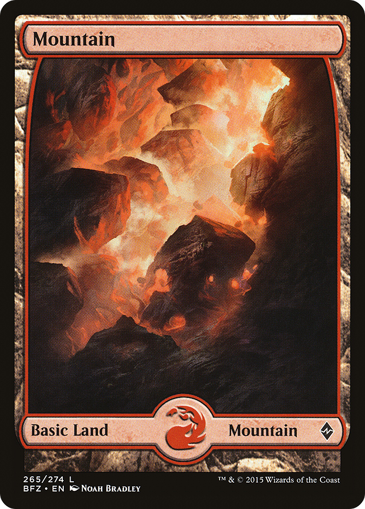 Mountain (BFZ-265) - Battle for Zendikar Foil