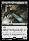 Rune-Scarred Demon (CMM-184) - Commander Masters Foil