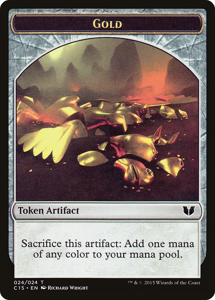 Gold (C15-24 // 5) - Commander 2015 Tokens