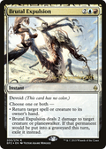 Brutal Expulsion (PRE-200S) - Battle for Zendikar Promos: (devoid) Foil