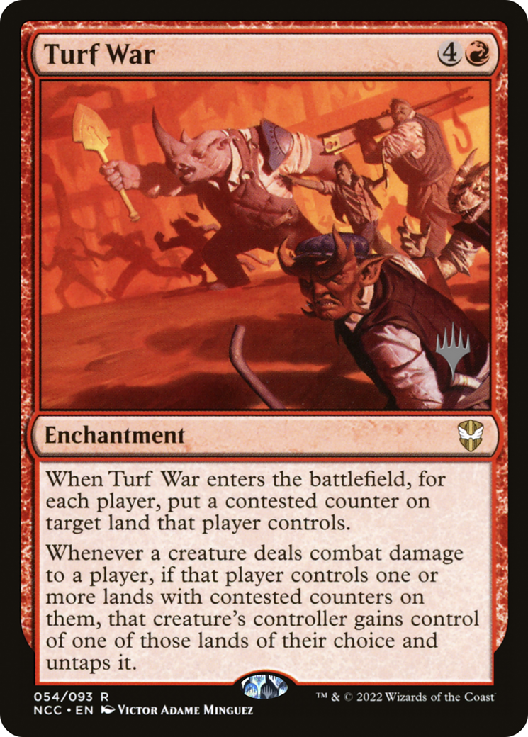 Turf War (PPSNC-54P) - New Capenna Commander Promos Foil