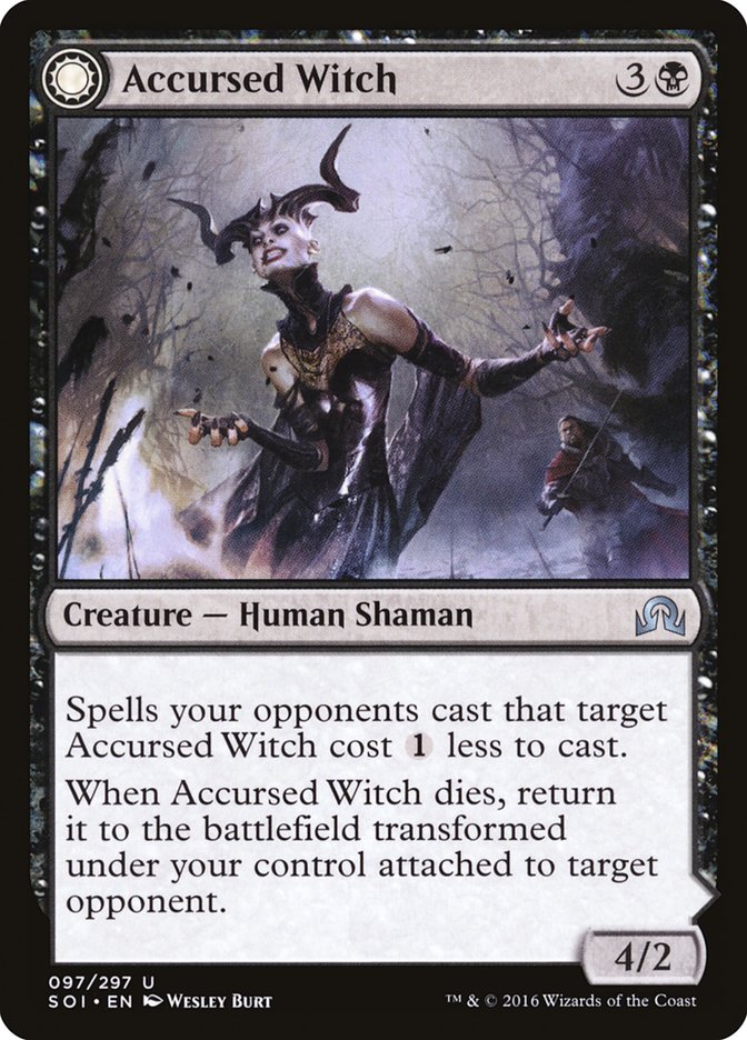 Accursed Witch // Infectious Curse (SOI-097) - Shadows over Innistrad: (Double Faced Transform)