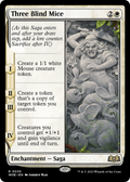 Three Blind Mice (WOE-035) - Wilds of Eldraine Foil