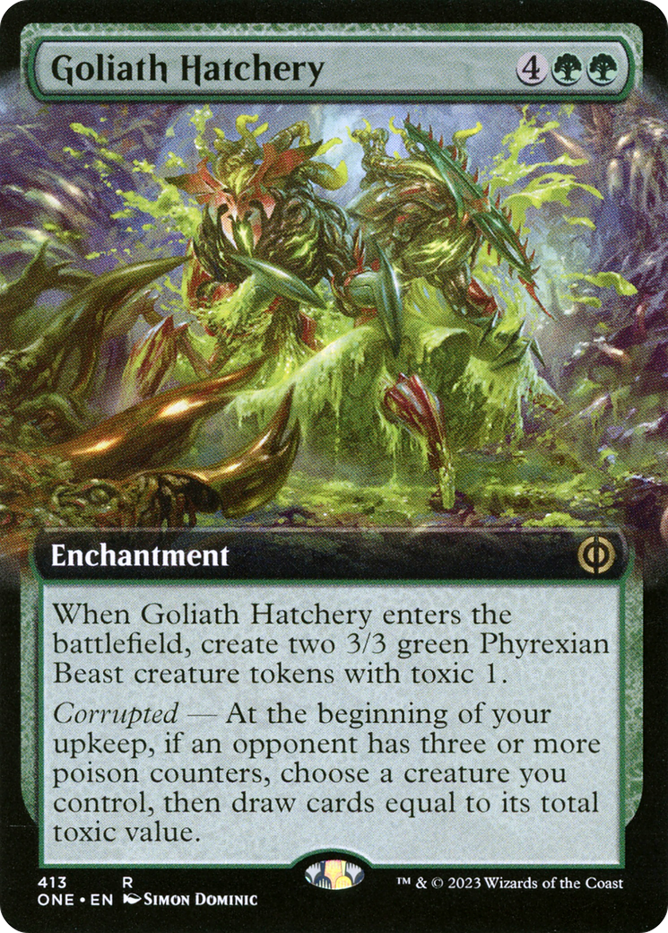 Goliath Hatchery (ONE-413) - Phyrexia: All Will Be One: (Extended Art)