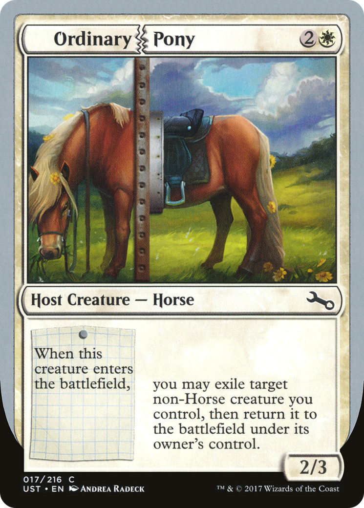Ordinary Pony (UST-017) - Unstable Foil