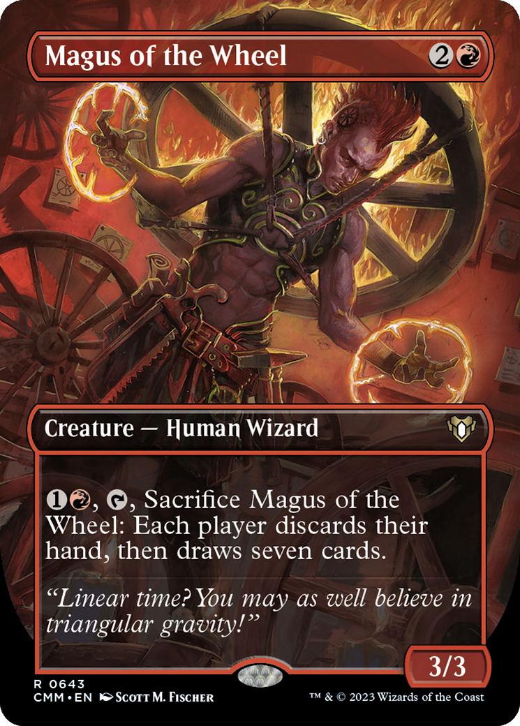 Magus of the Wheel (CMM-643) - Commander Masters (Borderless)