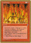 Incinerate (WCD-) - Pro Tour Collector Set