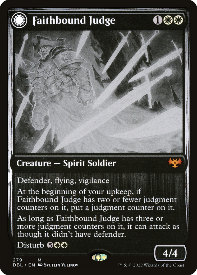 Faithbound Judge // Sinner's Judgment (DBL-279) - Innistrad: Double Feature: (Double Faced Transform)