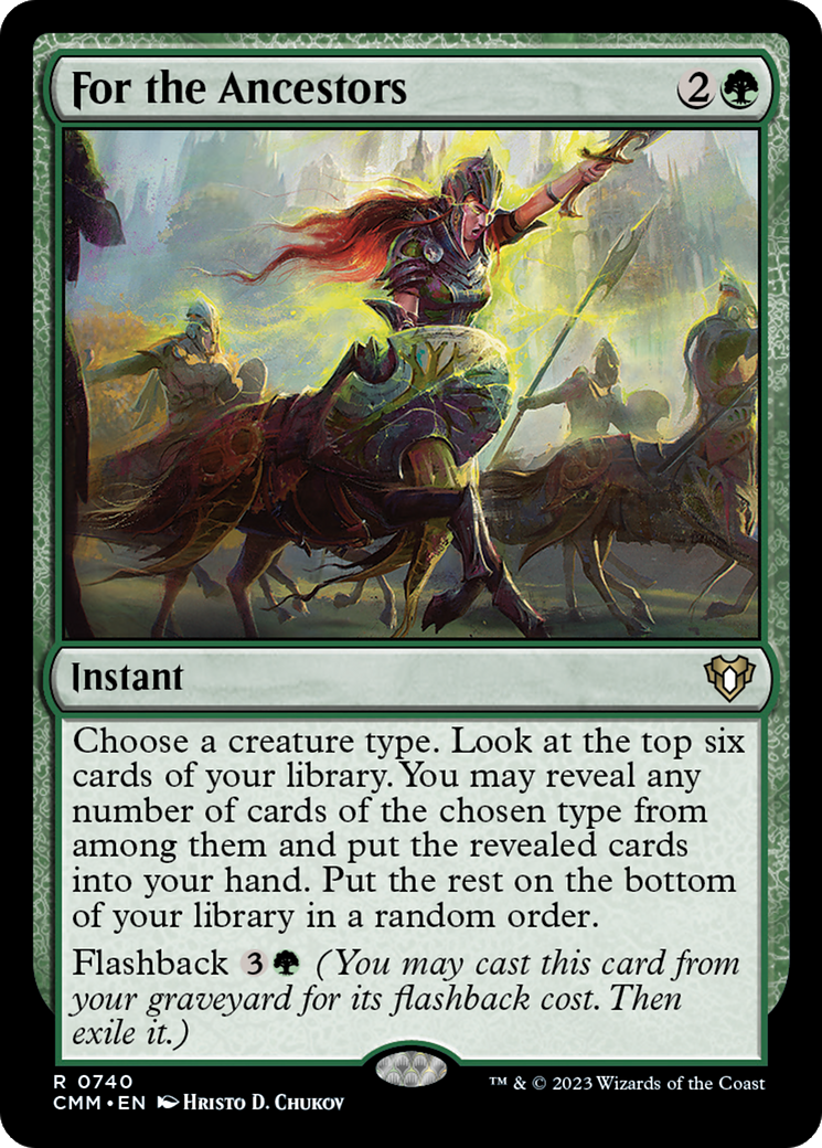 For the Ancestors (CMM-740) - Commander Masters