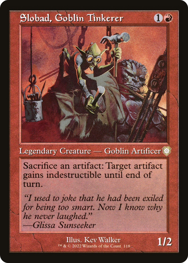 Slobad, Goblin Tinkerer (BRC-118) - The Brothers' War Commander