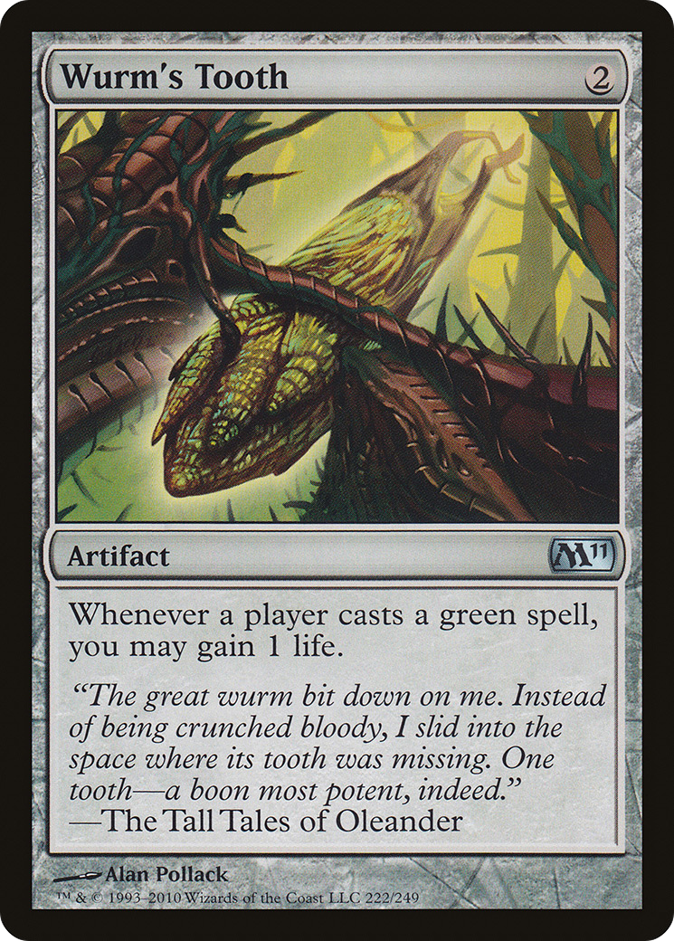 Wurm's Tooth (M11-222) - Magic 2011