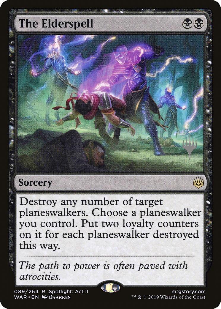 The Elderspell (PPELD-89P) - War of the Spark Promos