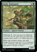 Bushy Bodyguard (BLB-166) - Bloomburrow Foil