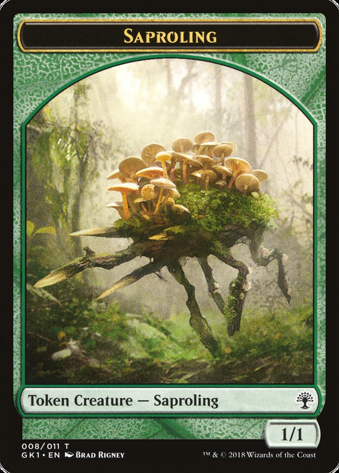 Voja // Saproling (GR1-011) - GRN Guild Kit Tokens