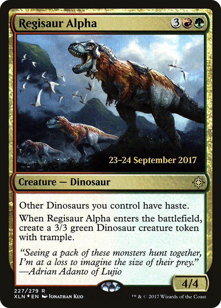 Regisaur Alpha (PRE-227S) - Ixalan Promos Foil