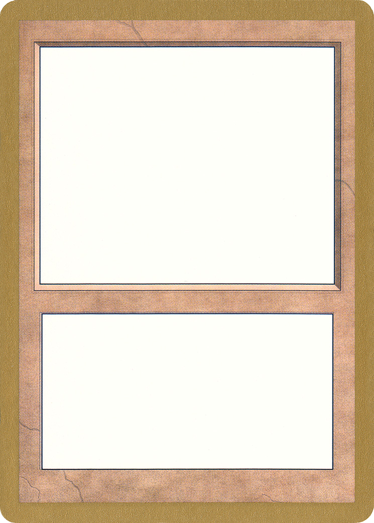 Blank Card (WCD-) - World Championship Decks 1998