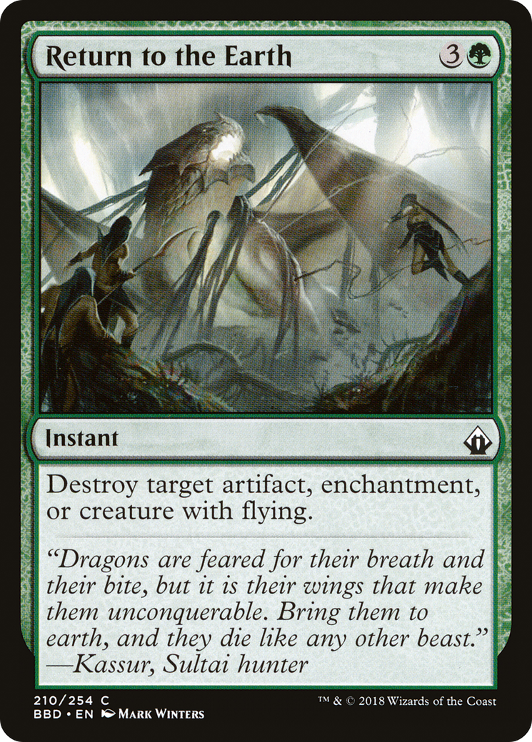 Return to the Earth (BBD-210) - Battlebond Foil