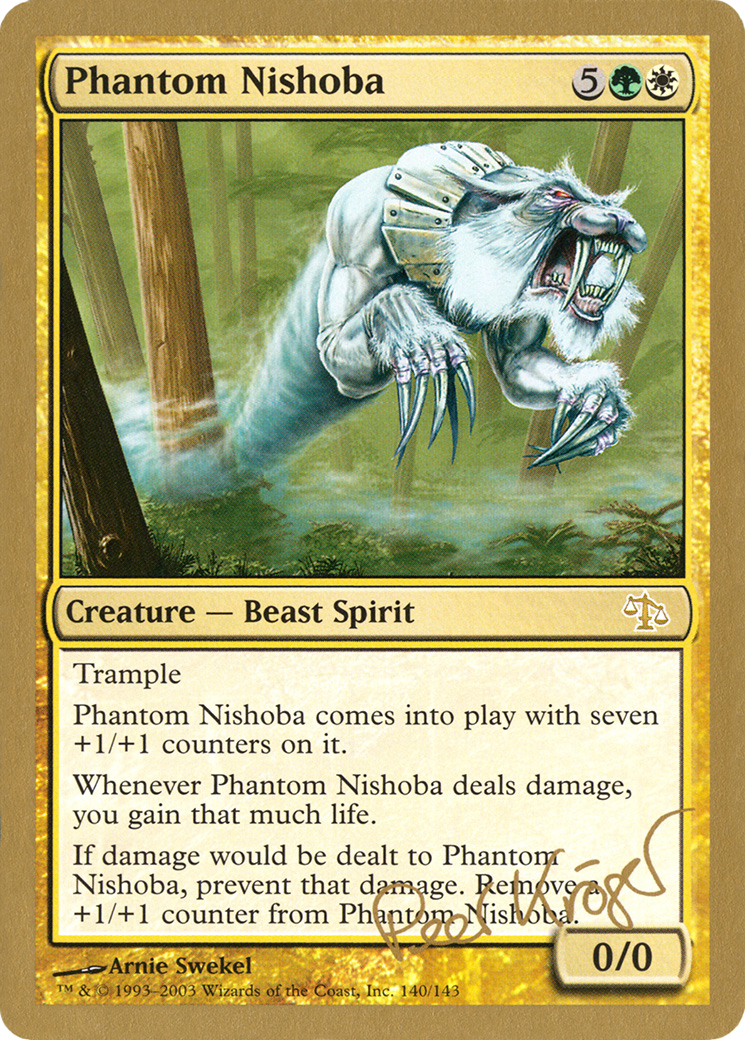 Phantom Nishoba (WCD-PK190) - World Championship Decks 2003