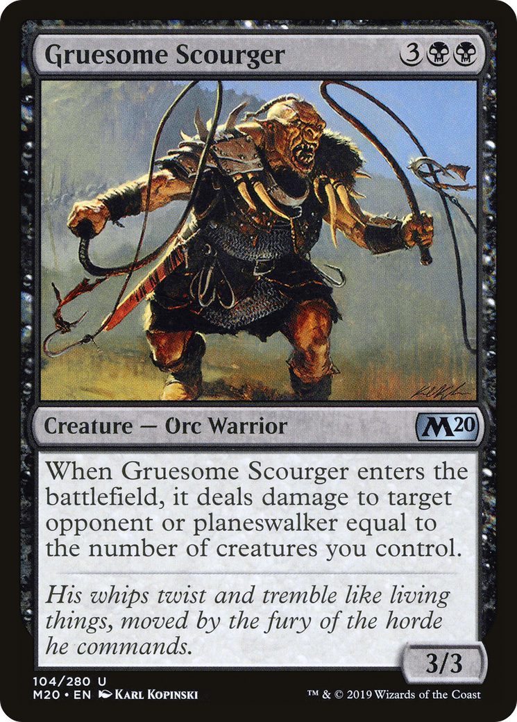 Gruesome Scourger (M20-104) - Core Set 2020