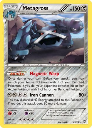 Metagross 049/98 - XY  Ancient Origins