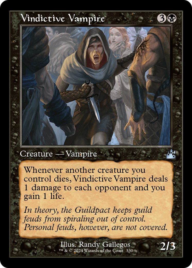 Vindictive Vampire (RVR-330) - Ravnica Remastered Foil