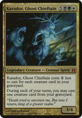 Karador, Ghost Chieftain (OVER-207) - Commander 2011 Oversized Foil