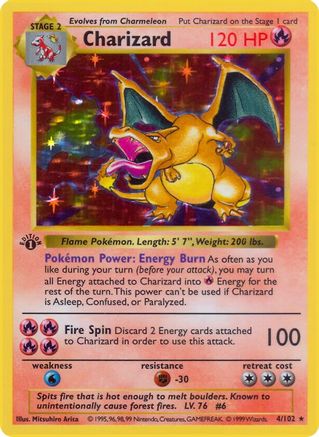 Charizard 004 - Base Set Shadowless