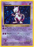 Mewtwo 010/102 - Base Set Shadowless 1st Edition Holofoil
