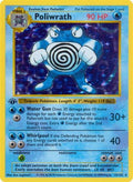 Poliwrath 013/102 - Base Set Shadowless 1st Edition Holofoil