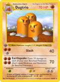 Dugtrio 019/102 - Base Set Shadowless 1st Edition