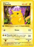 Pikachu 058/102 - Base Set Shadowless Unlimited