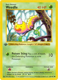 Weedle 069/102 - Base Set Shadowless Unlimited