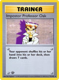 Impostor Professor Oak 073/102 - Base Set Shadowless 1st Edition