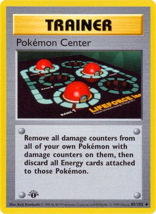 Pokemon Center 085/102 - Base Set Shadowless 1st Edition