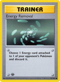 Energy Removal 092/102 - Base Set Shadowless Unlimited