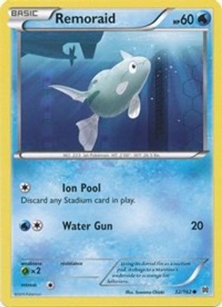 Remoraid 032/162 - XY  BREAKthrough Reverse Holofoil