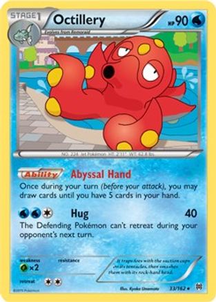Octillery 033/162 - XY  BREAKthrough Reverse Holofoil