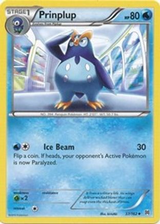 Prinplup 037/162 - XY  BREAKthrough Reverse Holofoil