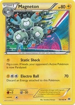 Magneton 053/162 - XY  BREAKthrough Reverse Holofoil