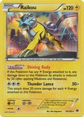 Raikou 055/162 - XY  BREAKthrough Holofoil