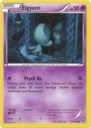 Elgyem 073/162 - XY  BREAKthrough Reverse Holofoil
