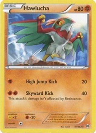 Hawlucha 087/162 - XY  BREAKthrough Reverse Holofoil