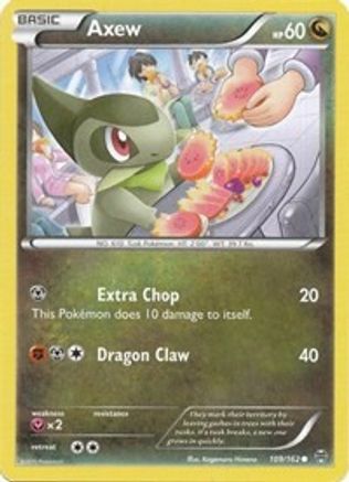 Axew 109/162 - XY  BREAKthrough