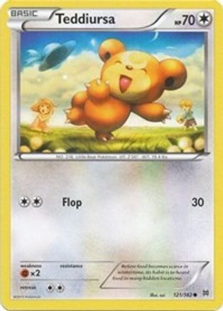 Teddiursa 121/162 - XY  BREAKthrough Reverse Holofoil