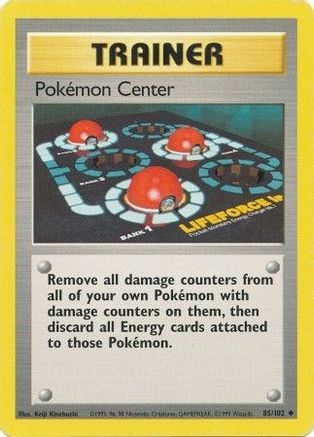 Pokemon Center 085/102 - Base Set