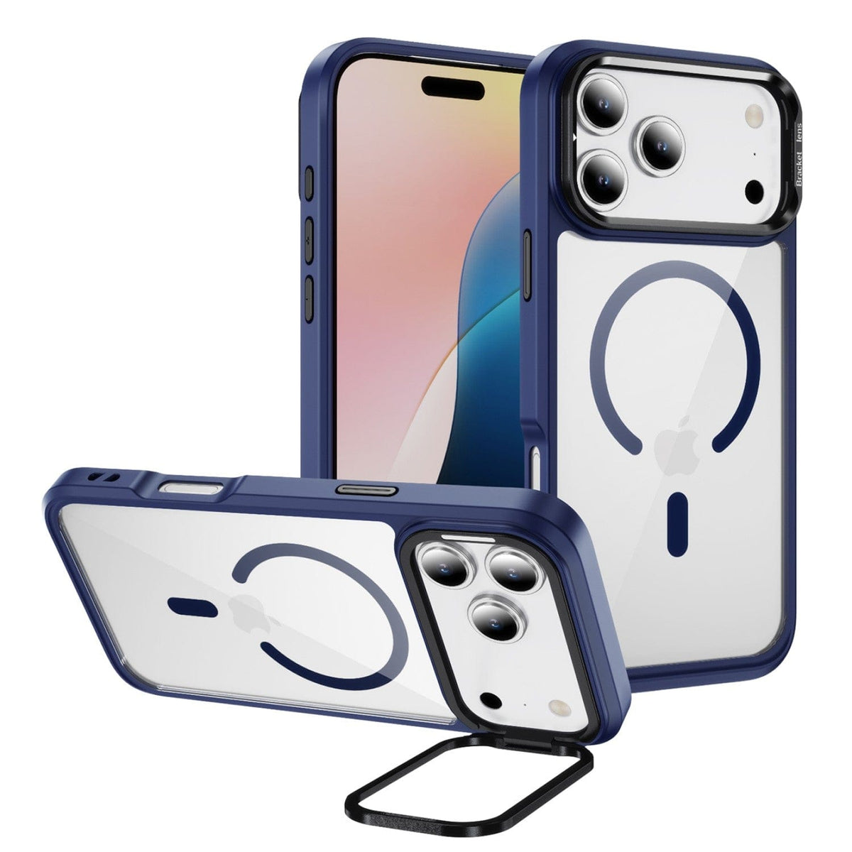 iPhone 17 Pro Max Clear Back Case - Durable, Kickstand, MagSafe | Raider ArmorPro Series