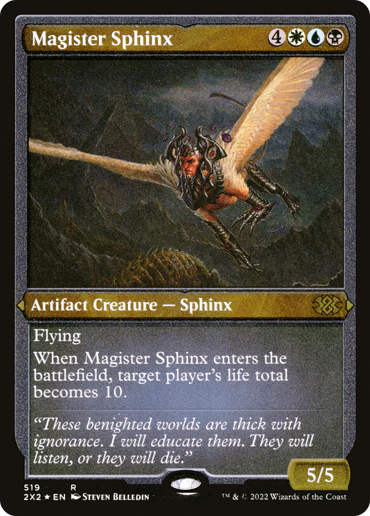 Magister Sphinx (2X2-519) - Double Masters 2022 Foil