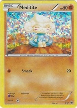 Meditite 009/12 - McDonalds Promos 2015 Holofoil