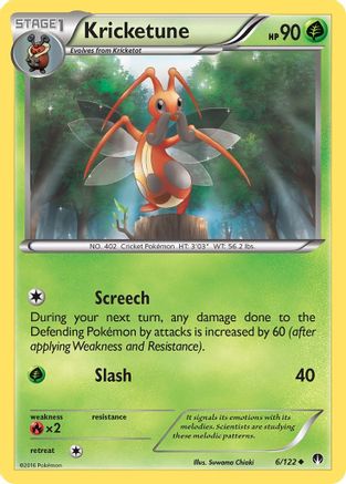 Kricketune 006/122 - XY  BREAKpoint